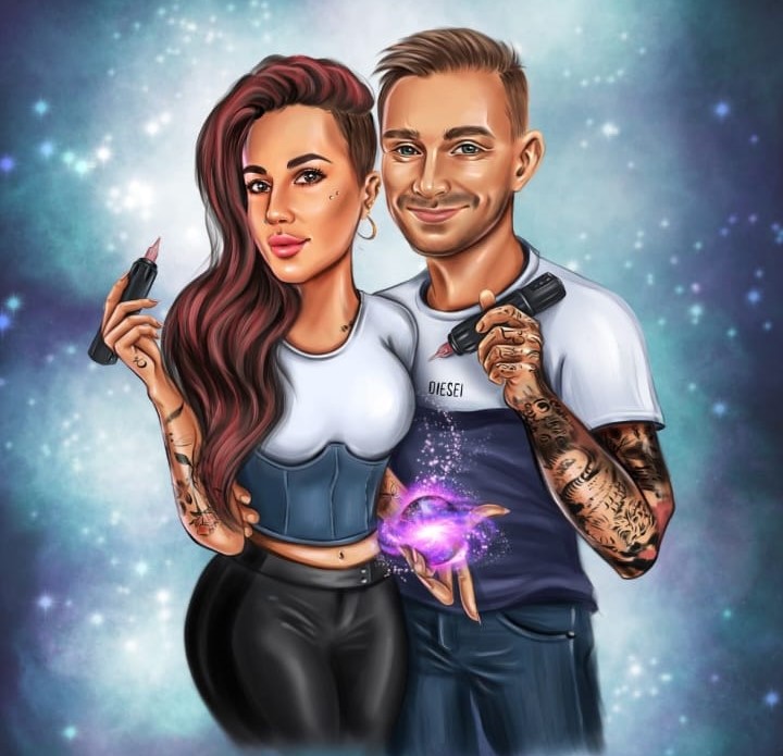 Julie and Viorel at The Soul of Beauty & VIO TATTOO